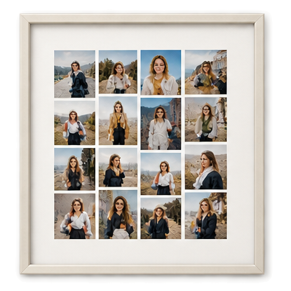 Classic collage photo arrangement example